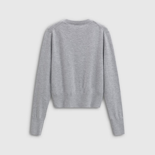 Gap Women's 2025 Autumn New Embroidered Logo Soft Fit Round Neck Cardigan Sweater Top 793646