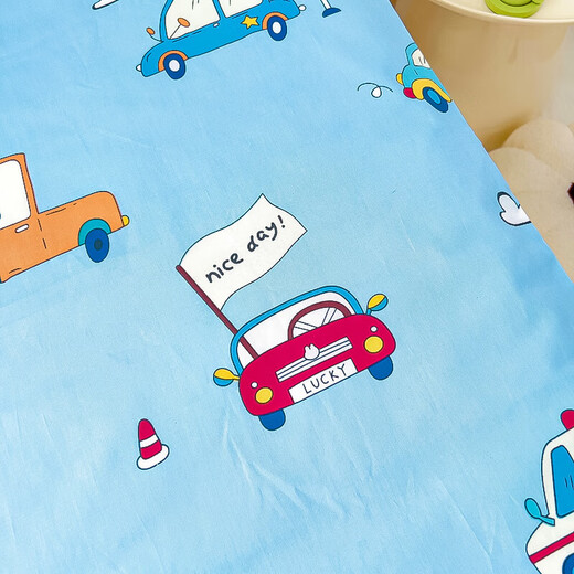 Class A maternal and infant grade children's cotton mattress thickened removable kindergarten baby crib mattress road bus removable mattress 60*120cm thick anti-slip thick 4cm