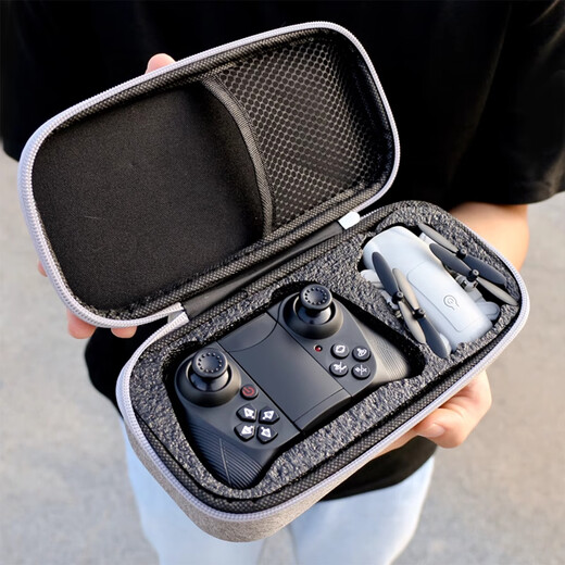 Time Bird Drone Mini Photographie Aérienne Quadricoptère Professionnel Élève de l'école Primaire Télécommande Avion Entrée Hélicoptère Jouet pour Enfants h Niveau 8K Pixel Double Caméra Réglage Intelligent de la Hauteur Gris 2 Piles