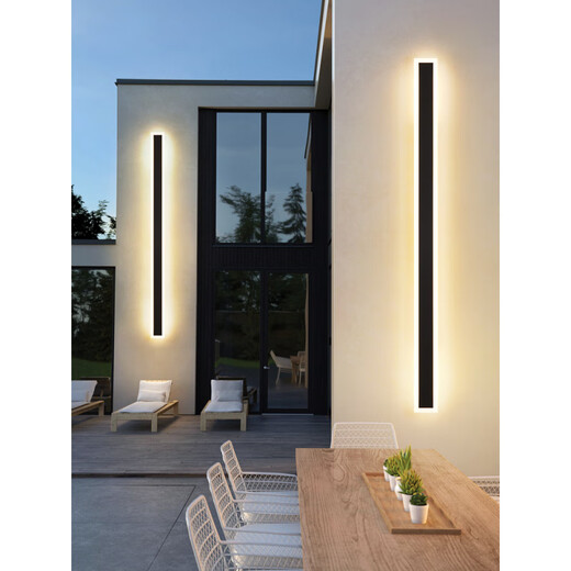 Grand View Garden (DGY) outdoor wall lamp waterproof aisle stair lamp strip wall lamp outdoor balcony lamp entrance villa courtyard lamp 003Z 9227- Rainproof 9227-80cm-Neutral light-