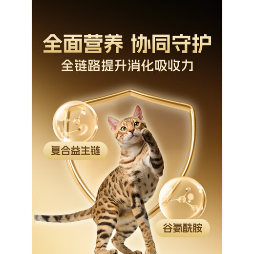 An honest bite, a blockbuster new product, black gold baked high-fresh meat, gastrointestinal digestion, universal full-price adult cat food, chicken formula 7.2kg (1.8kg 4 packs)