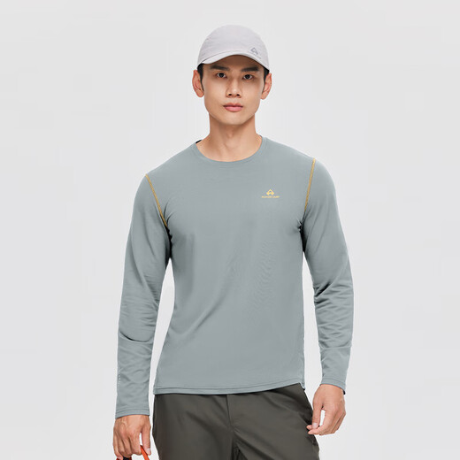 Pathfinder quick-drying clothing men's lightweight slim fitness clothing outdoor elastic sports running long-sleeved T-shirt