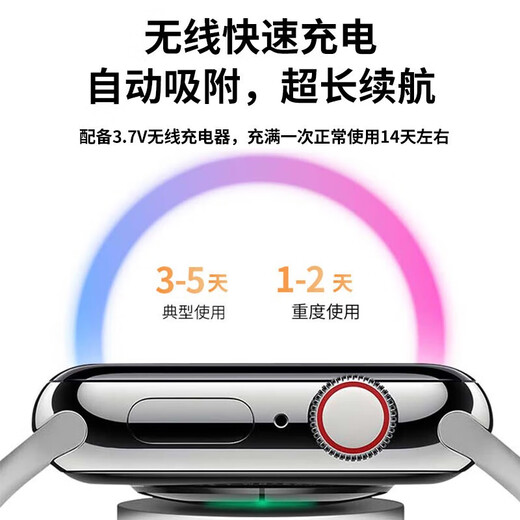 Xiaomi Buyi 2025 New Smart Watch No. 1 All-day Blood Pressure Blood Sugar Heart Rate Health Monitoring NFC Payment Access Control Bluetooth Call Sports Phone Watch for Men and Women Couple Extreme Night Black-ProMax-Top Model-NFC-Singdong Island