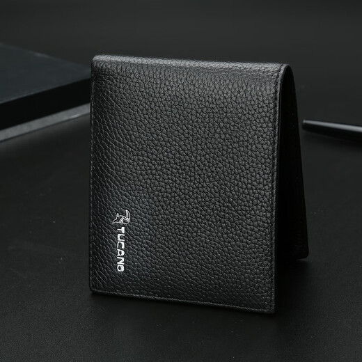 Woodpecker (TUCANO) short leather wallet 2025 practical Father's Day gift for husband and boyfriend practical and high-end card holder