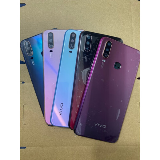 Vivo is suitable for Y3 battery cover, new mobile phone original back cover, front shell, middle frame card holder, power-on volume key, Y3 gradient blue back cover