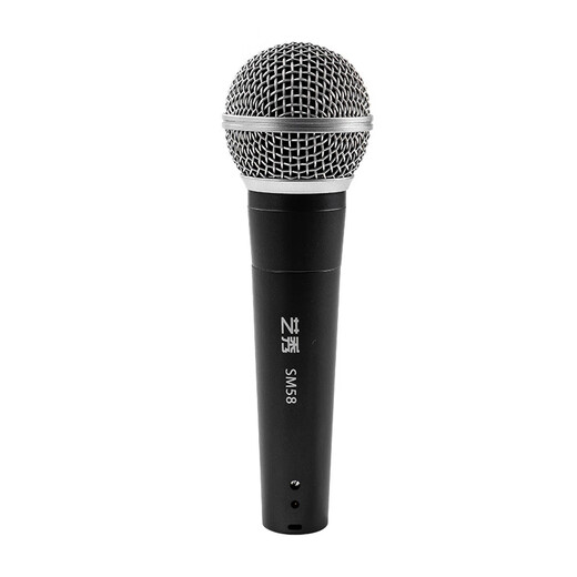 Yixiu SM58 Professional Home Singing Vocal Dynamic Microphone Speaker Outdoor Playing and Singing Handheld Internet Celebrity Live Broadcast Black