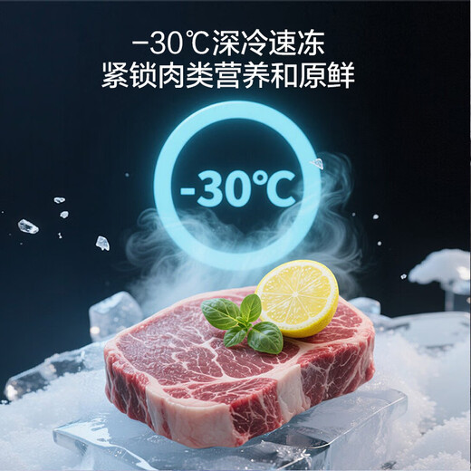 Haier 227 liter single temperature low frost small freezer household commercial refrigerator freezer dual-use freezer small refrigerator small freezer Royal Blue BC/BD-227GHPCD