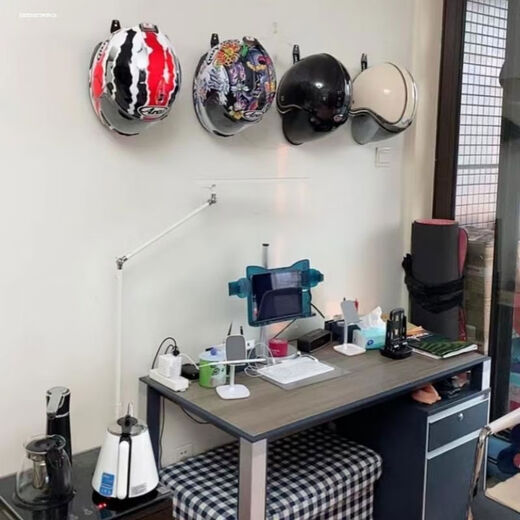 Sailoto New Energy Charging Pile Hook Metal Fixed Wall Bracket Portable Cable Pendant Charging Gun Organizing and Storage Bold Black Large Round Hook with Glue Screws