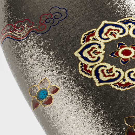 Moutai Culture and Tourism Scattered Flowers Feitian Titanium Wine Set Wine Glass Set White Wine Glass Gift Box Gift Box One Pot Four Cups