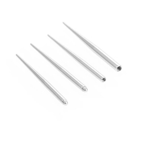 First encounter guide needle ear hole tongue nail puncture tool titanium alloy external thread 0.9 lip nail guide needle next day delivery auxiliary nail 5-pack 1.0mm guide needle-M0.9 external teeth