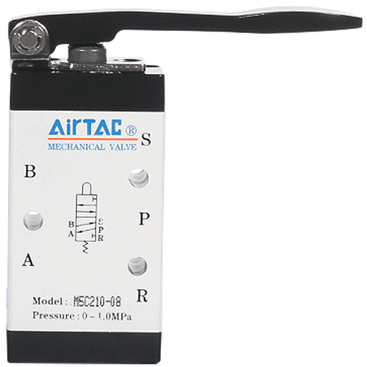 Yadeke mechanical valve M5PF/M5PP110/210-08/06 convex flat head button type pneumatic switch M5PF11006B flat head button type black