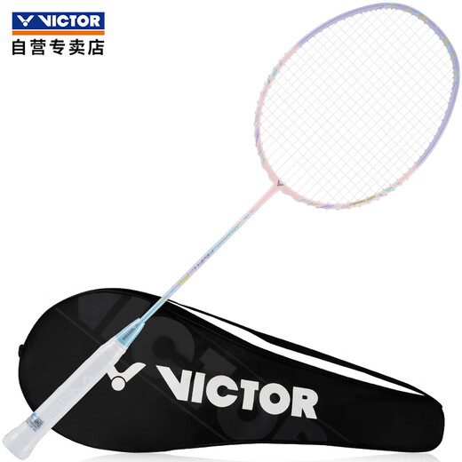 威克多（VICTOR）胜利羽毛球拍铁锤雅思全碳素龙单拍TK-HMRL果冻色5U已穿线24磅