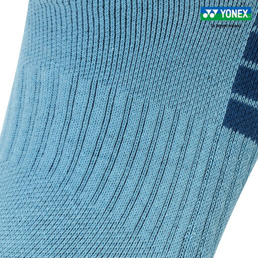 YONEX/Yonex 25FW autre 1452025BCR chaussettes de sport courtes respirantes et confortables homme yy bleu métallisé