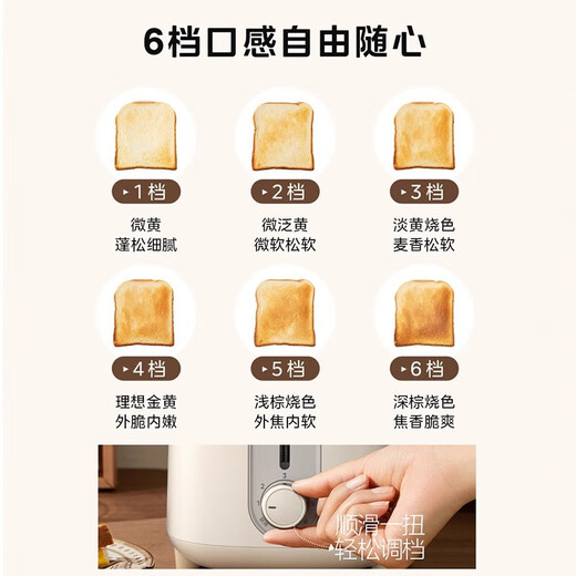 Midea bread machine household multifunctional toaster small toaster fully automatic breakfast machine toaster MT-RP04 knob simple control