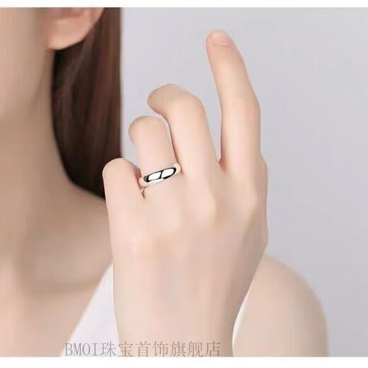 BMOI Old Phoenix 999 sterling silver pure silver ring glossy adjustable ins versatile simple domineering men's solid silver men's and women's ring mfbf-men/sterling silver glossy ring + free certificate 9.8 grams // solid // this year's popular style