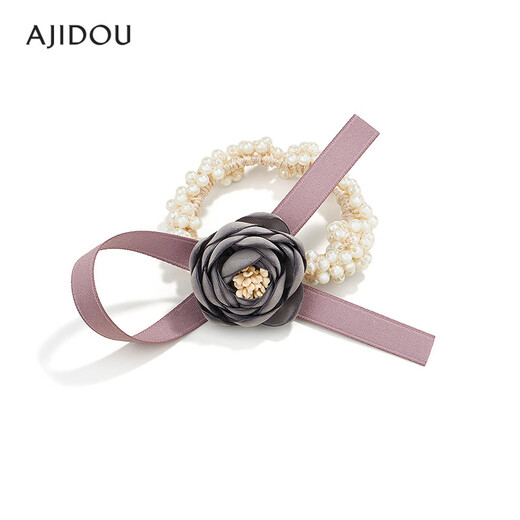 AJIDOU Ajidou offline mall same style fashionable imitation pearl rose hair band birthday gift for girlfriend and wife
