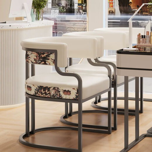 Yahanya nail art chair customer-specific makeup chair single back sofa chair bedroom dressing table stool