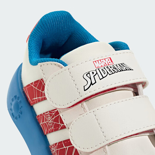 Adidas (adidas) children's shoes 25 autumn baby boy Marvel joint Spider-Man style GRAND sports and leisure shoes cloud shoes JQ8072
