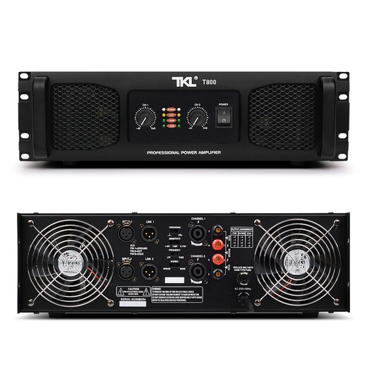 TKL T-Serie reiner Heckverstärker-Verstärker Professionaler großer Bühne Super Heavy Bass High Power Equipment Conference Room Hochzeit im Freien Performance Bar Engineering HiFi T9900 (2x1800W)