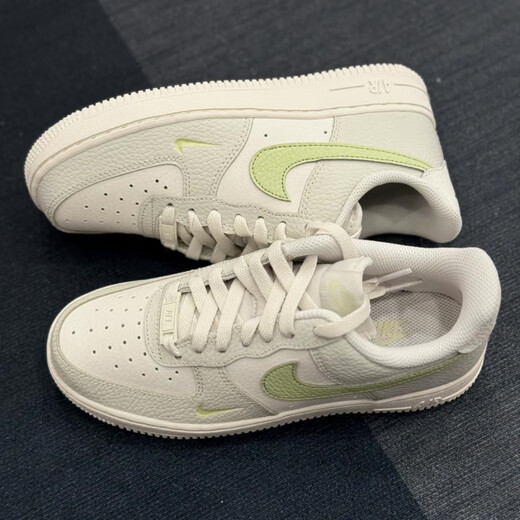 Nike Airforce1 Komfortable und Evergrande Casual Shoes Low Tops Damen White und Green IB3881-001 Offizielles Flaggschiff IB3881-001 37.5