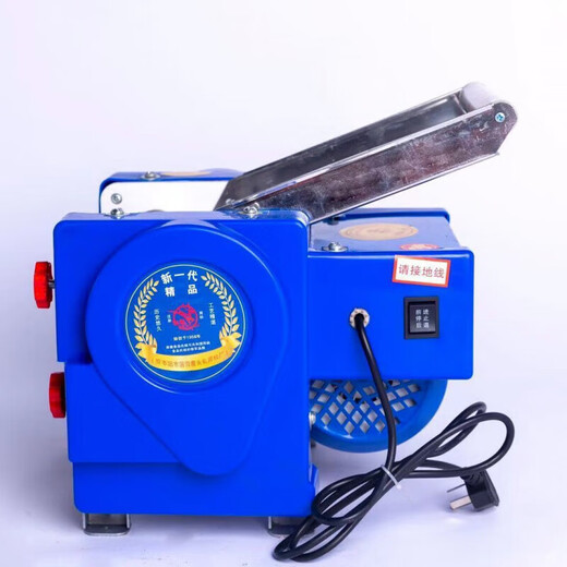 Benlu Nudelmaschine Haus Vollautomatischer Nudel Press handelsübliche kleine elektrische Nudelwalze Edelstahl Hochleistung Multifunktional Knödel Haut Wonton Haut Nudel Maschine Blau Klassiker 160 Typ 550 Watt (Eisenrollen Eisenmesser)