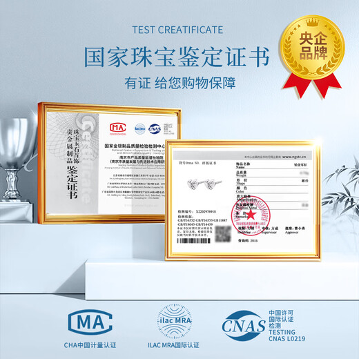 China Gold Love Platinum Earrings for Women pt950 Platinum Ear Jewelry Birthday Gift for Girlfriend and Wife Wedding Anniversary Platinum Love Earrings