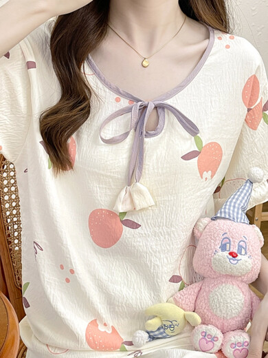 Modal Pyjamas für Frauen im Sommer 2025 neue süße Prinzessin reine Baumwollspitze Dünne Kurzärmel für Outdoor-Kleidung Home Kleidung