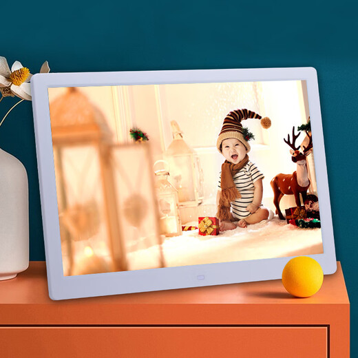 Lithiumbatterie, 15 Zoll, digitaler Fotorahmen, 10 Zoll, 13 Zoll, hochauflösendes elektronisches Fotoalbum, LED-Anzeige, Videokalender, Player, 10 Zoll, kein Speicher