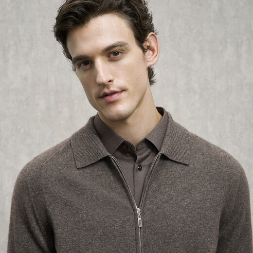 EMZ Ordos wool-containing cashmere lapel wool jacket men's top is skin-friendly, warm and not easily deformed