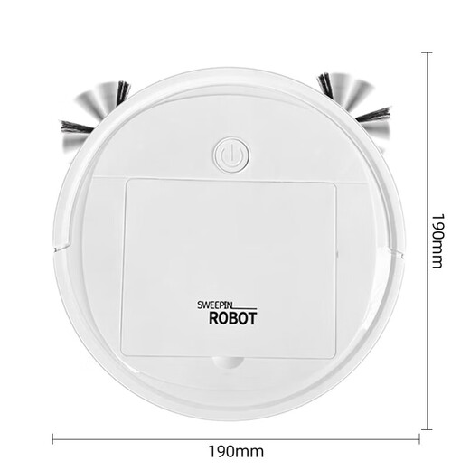 扫地机器人扫拖一体自动清洗全自动扫石头扫地德国设计智能吸尘器大吸力家用室内扫拖擦地一体 黑色旗舰版大电量大功率扫吸拖抹布+毛刷