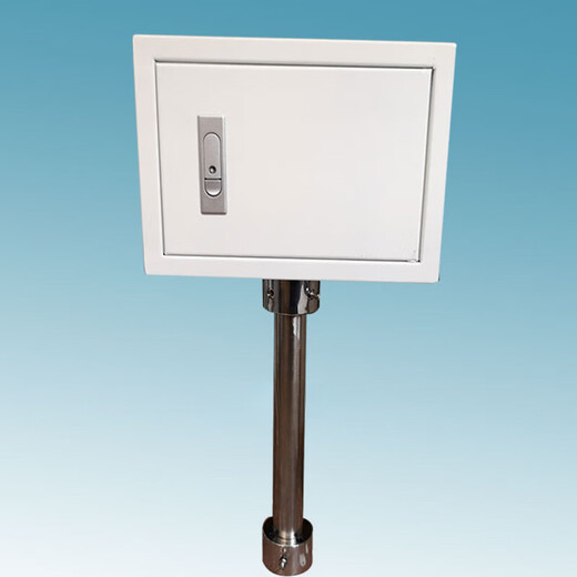 Greenland 7-inch touch screen installation box, Weilun, Xinjie touch screen control box, industrial human interface electrical box, bracket, 4 22 switch hole single boxes + No. 45 steel bracket