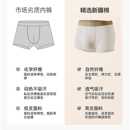 Catman Class A first-class product +10A antibacterial men's underwear, men's medical pure cotton high-end boxer briefs 25 years new product