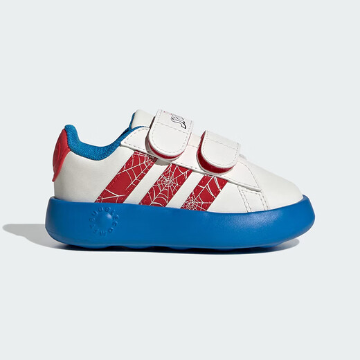 Adidas (adidas) children's shoes 25 autumn baby boy Marvel joint Spider-Man style GRAND sports and leisure shoes cloud shoes JQ8072