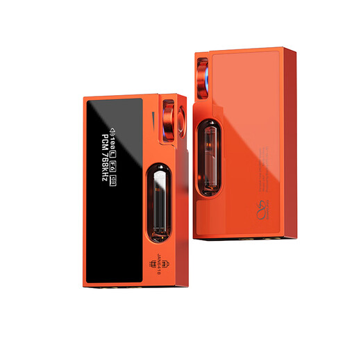 SHANLING UA7 tube portable decoder amp hifi small tail decoder audio amplifier 3.5 single-ended + 4.4 balanced replaceable cable APP full function control gilded orange