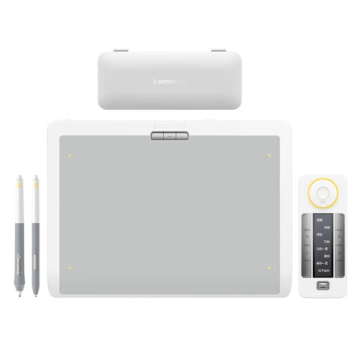 Xencelabs Matisse Nebula White Digital Tablet Handwriting Tablet Hand Drawing Tablet Writing Tablet with Computer Drawing Tablet Drawing Tablet Online Class Teacher Electronic Drawing Tablet Wireless Bluetooth Board