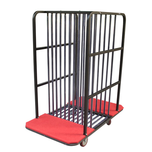 Yue Changsheng glass turntable cart frame transport cart metal storage cart hotel dining room thickened collection cart banquet transport cart extra thick 1.8 meters round table cart 6-inch large wheels