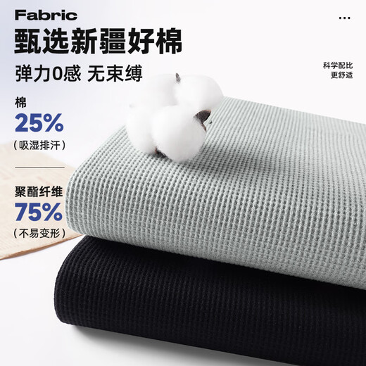 JeansWest Z Sweater Men's Autumn Waffle Henry Collar Textured Pullover Heather Gray (Keep Smiling White X) M