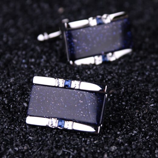 Lieshang Men's Business 2 Sets Tie Clip Cuff Button Set French Shirt Sleeve Pins Cuff Nails Suit Tie Pin Clip Pin A08 Cuff Buttons Tie Clip Set (2 Sets)_Silver