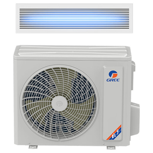 Gree central air conditioner, one-to-one duct machine, Lingzhi Yuexiang version for home use, level 1 energy efficiency, Gree Seiko installation (one price all-inclusive) Lingzhi small 4 horses FQR8.5Pd/EaNh-N1 one price all-inclusive