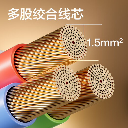 Deli 16A Hochleistungssteckdose 4 kW Klimaanlagensteckdose/Steckdosenleiste/Leistenleiste/Steckdosenleiste/Verdrahtungsleiste 3 Positionen Hauptsteuerschalter 3 Meter (mit 16A-Konverter) LX224S