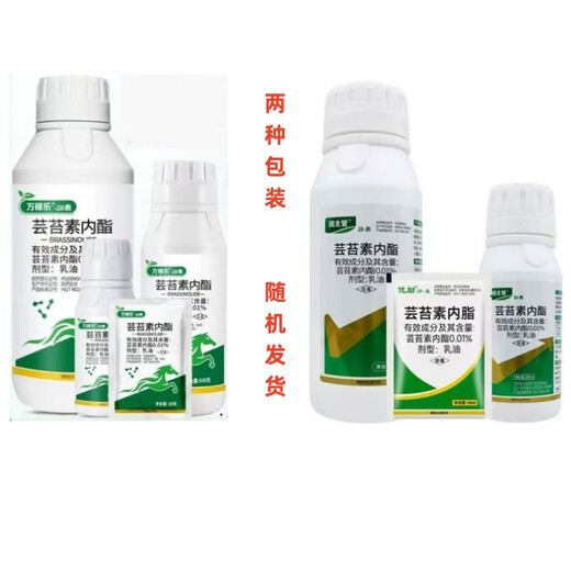 Plant growth regulator 28 epibrassinolide plant growth regulator for wheat, soybeans, vegetables and fruit trees to promote differentiation, rooting and seedling strengthening agent 28 epibrassinolide 10ml*20 bags