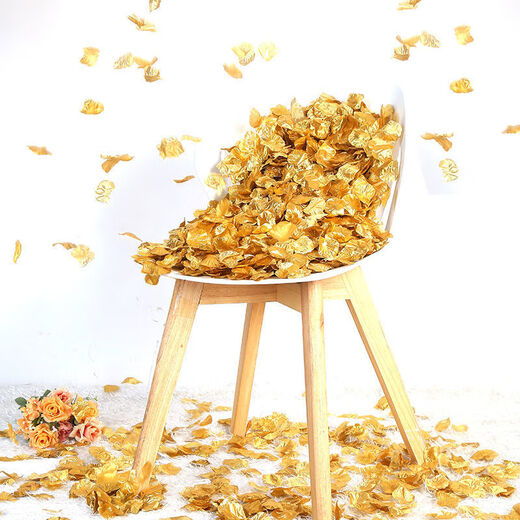 IXJSN Wedding Bed Decoration Simulated Rose Fake Petals Wedding Hand-Spreading Petals Birthday Confession Proposal Wedding Celebration Supplies Big Red (not the main picture, please place an order based on the quantity) 5 packages - about 500 pieces