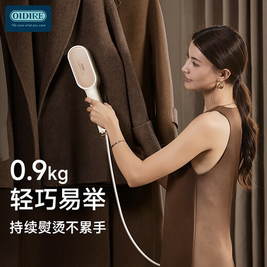 OIDIRE (Odd) hand-held portable clip-on ironing machine, steam garment steamer, multi-functional garment ironing, flat ironing, clip-on household steaming steamer, small steamer for travel and business trips ODI-JTG01 clip-on garment steamer