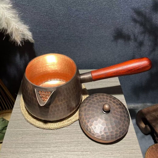 Ye Yu 400ML side handle copper teapot household commercial electric stove fair cup stove kettle without lid 400ml