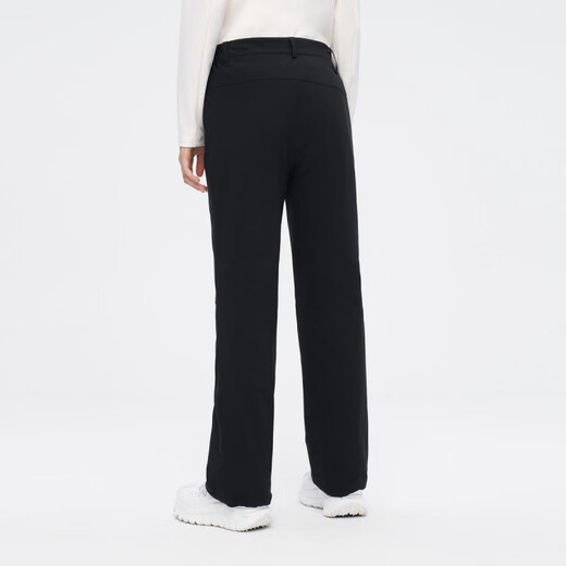 BOSIDENG's new style down pants for outer wear, high-waisted, slim, comfortable and warm trousers for women B40147042ZB Extreme Night Black 8A50 XS 155/62A