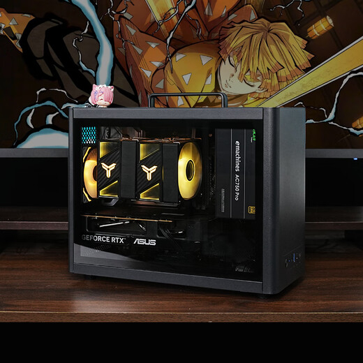 ASUS I5 14600KF/RTX5070/RTX5060TI/5050/13400F mini ITX desktop assembly computer host e-sports game design rendering live broadcast DIY complete machine with one丨12400F丨RTX3050