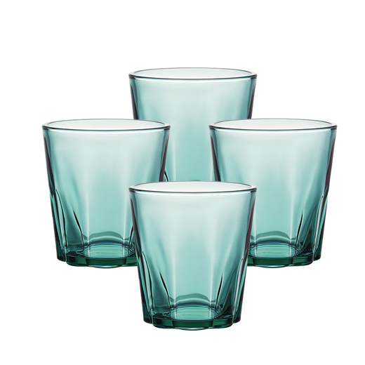 Corning 4-head heat-resistant glass water cup milk glass wine glass can be put into the microwave oven 4 water cups