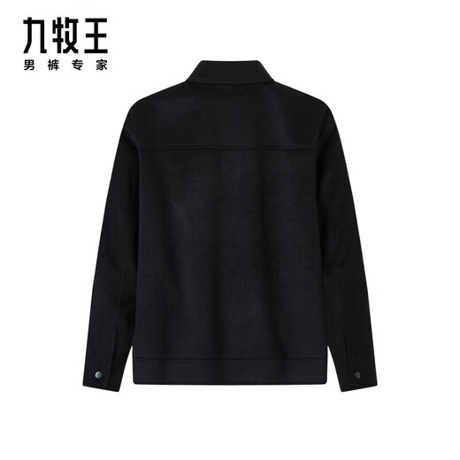 Jiumuwang Men's Jacket Men's Autumn and Winter Quality Wool Warm and Comfortable Lapel Business Jacket for Men