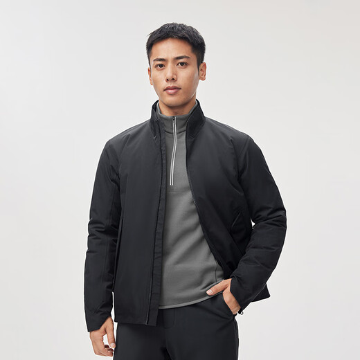 KAILAS New Year's Gift Outdoor Sports Windproof and Waterproof 3M Thinsulate Warm Stand Collar Cotton Jacket Men's Jet Black S