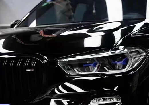 Shantou Lincun TPU super bright piano black matte bright black full car film paint protection film invisible car clothing repair TPH color change TPU bright black 1.5 by 2 meters